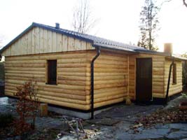 Außenverkleidung - Blockhaus